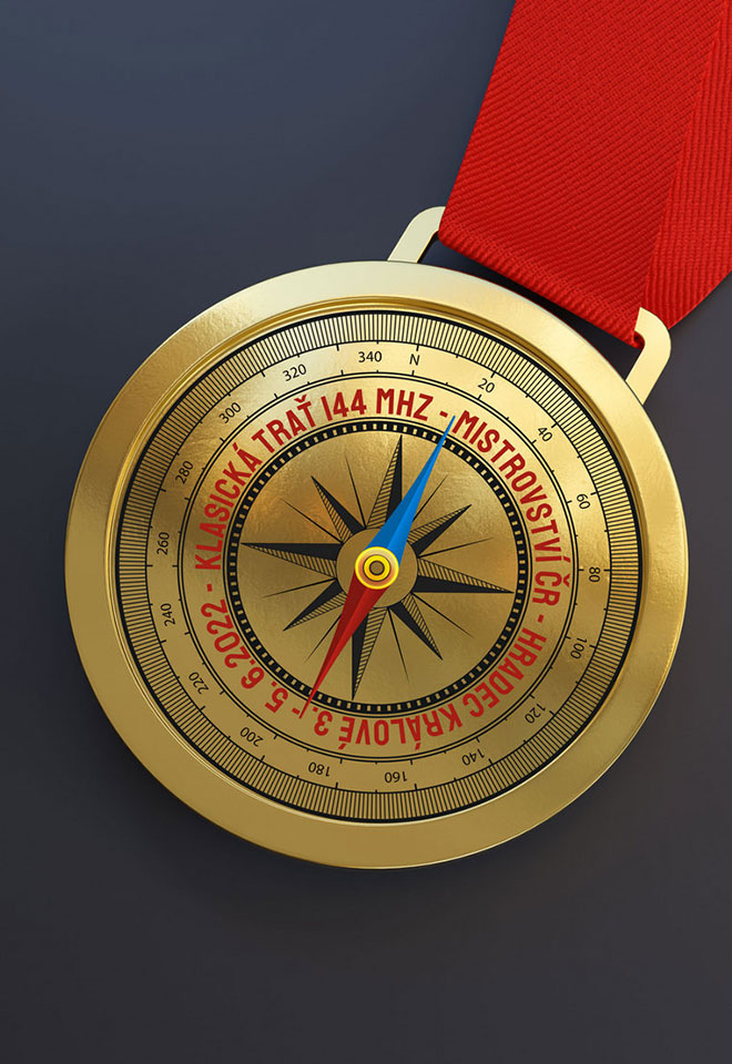 Radiový orientační běh - Medaile